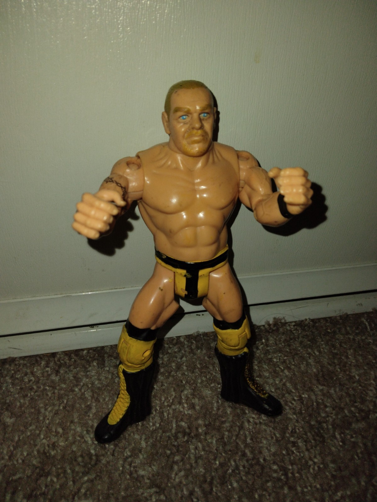 99 ECW SHANE DOUGLAS Original San Francisco Toy Makers WRESTLING Figure WCW WWF