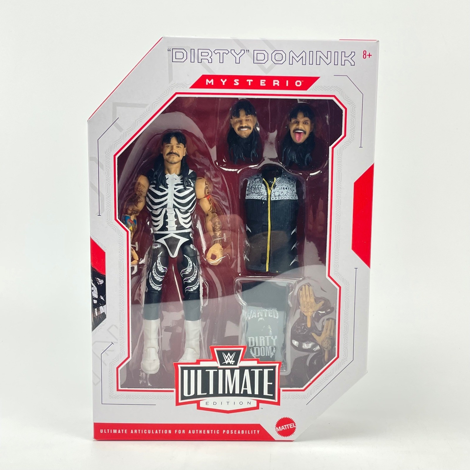 WWE Ultimate Edition Dirty Dominik Mysterio Action Figure Mattel Skeleton Gear