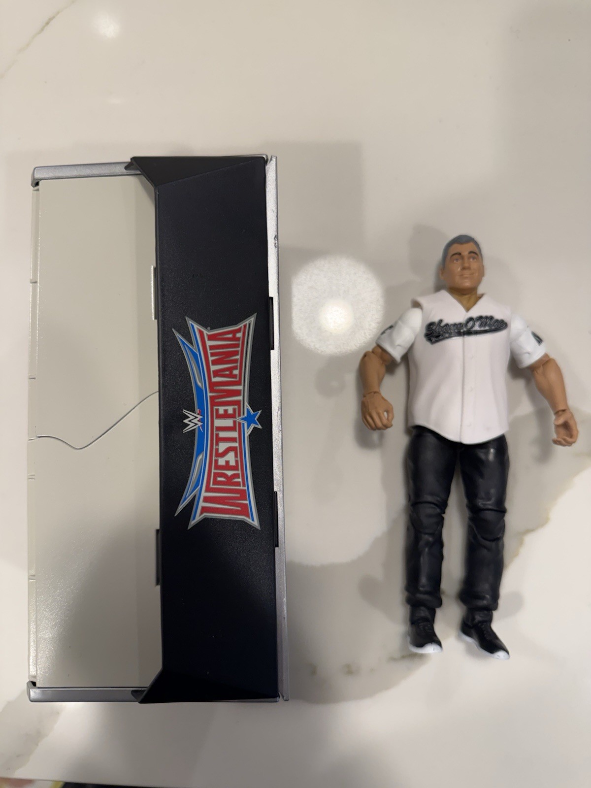 WWE Elite Series 50 Shane Mcmahon With Wrestlemania Table Loose READ