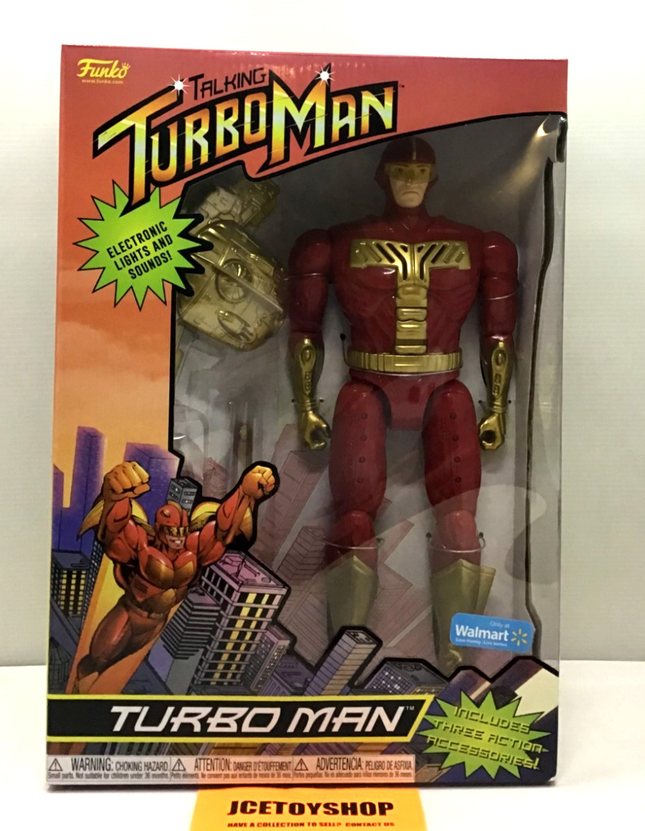 FUNKO TALKING TURBOMAN JINGLE ALL THE WAY FIGURE MISB