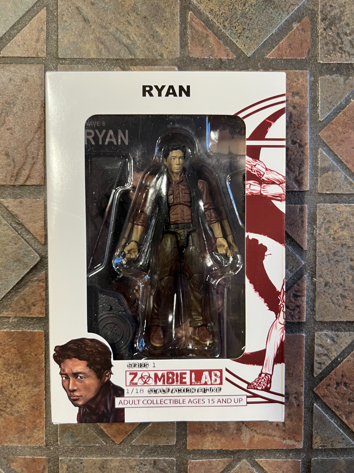Zombie Lab Locker Toys RYAN Kickstarter Figure 1/18 3.75&Prime;