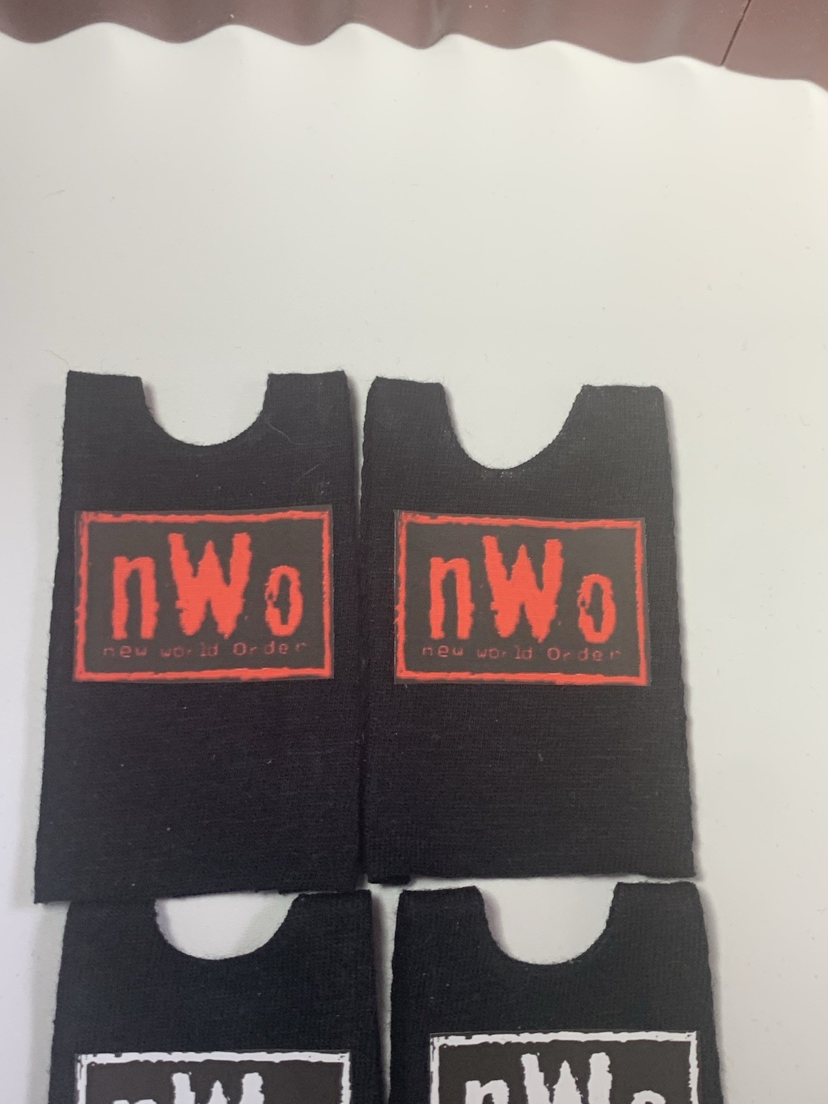 4 NWO Pullover Mixed Bundle Sleeveless Custom Shirts For Wrestling Figures WCW
