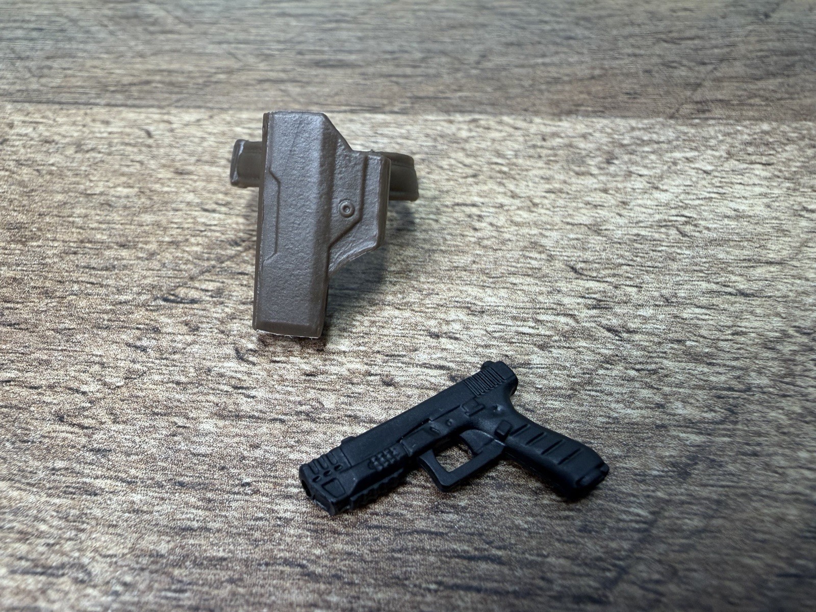 GI Joe Classified Retro Zap Leg Strap Pistol & Holster Custom Fodder