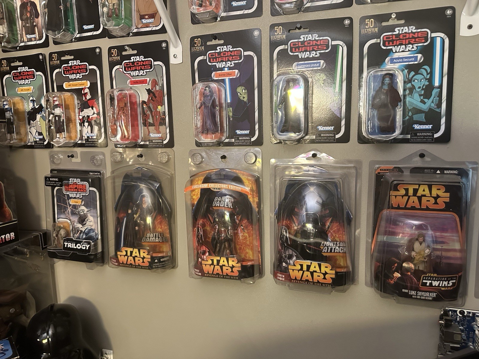 Star Wars Kenner Collection Massive Lot With Rare Figures