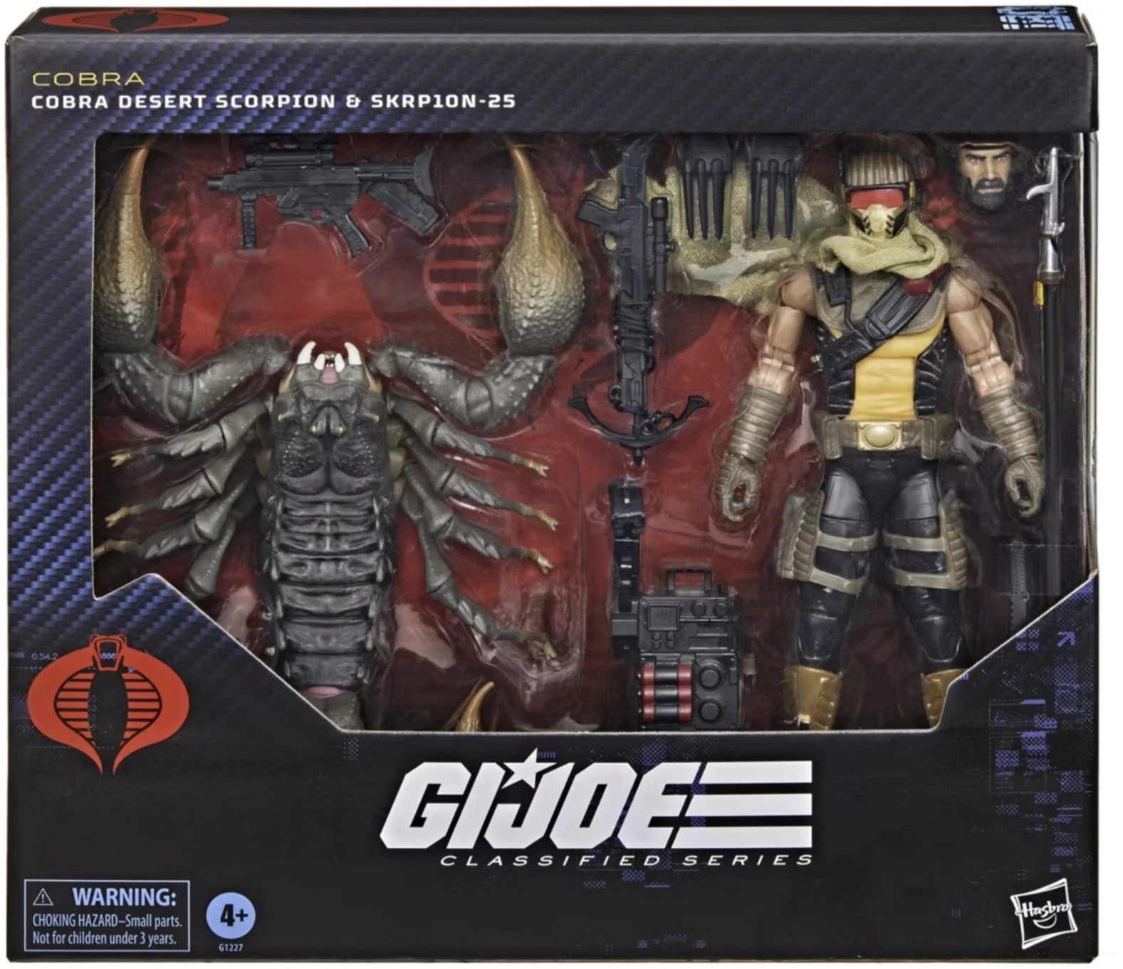 GI Joe Classified Series #180 Cobra Desert Scorpion & SKRP10N-25 Figure Set