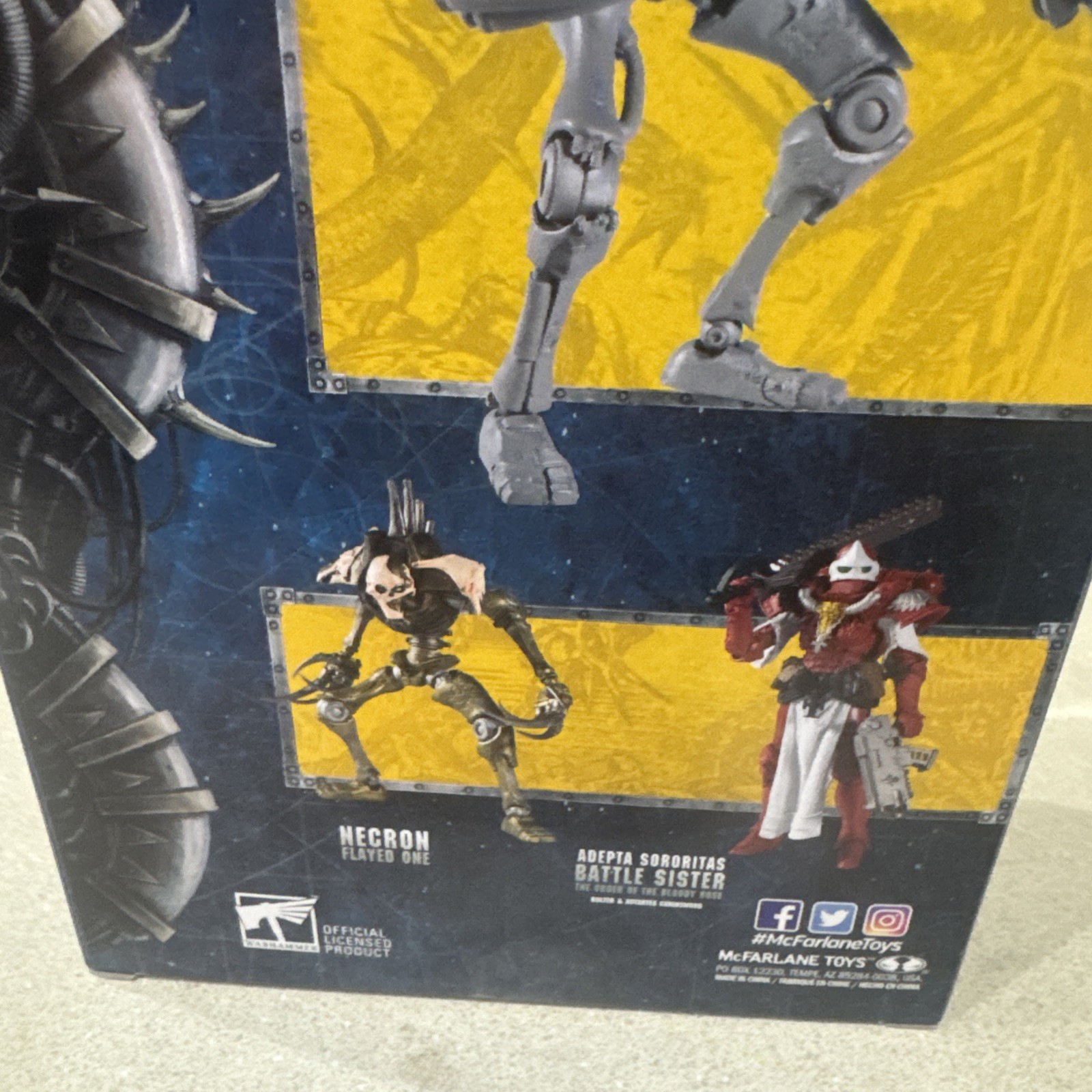 McFarlane Warhammer 40,000 NECRON FLAYED ONE 7” ARTIST PROOF In-stk MIP!