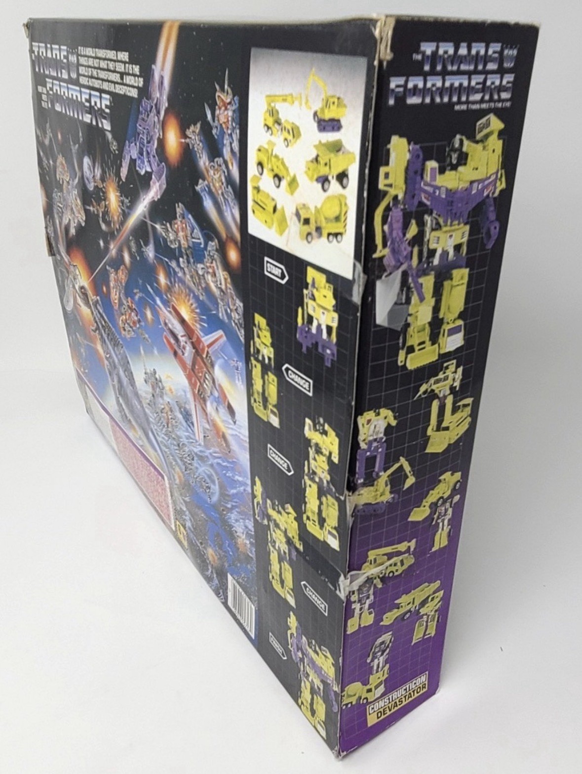 1985 Vintage G1 Transformers Devastator Gift Set W/ Original Box Constructicons