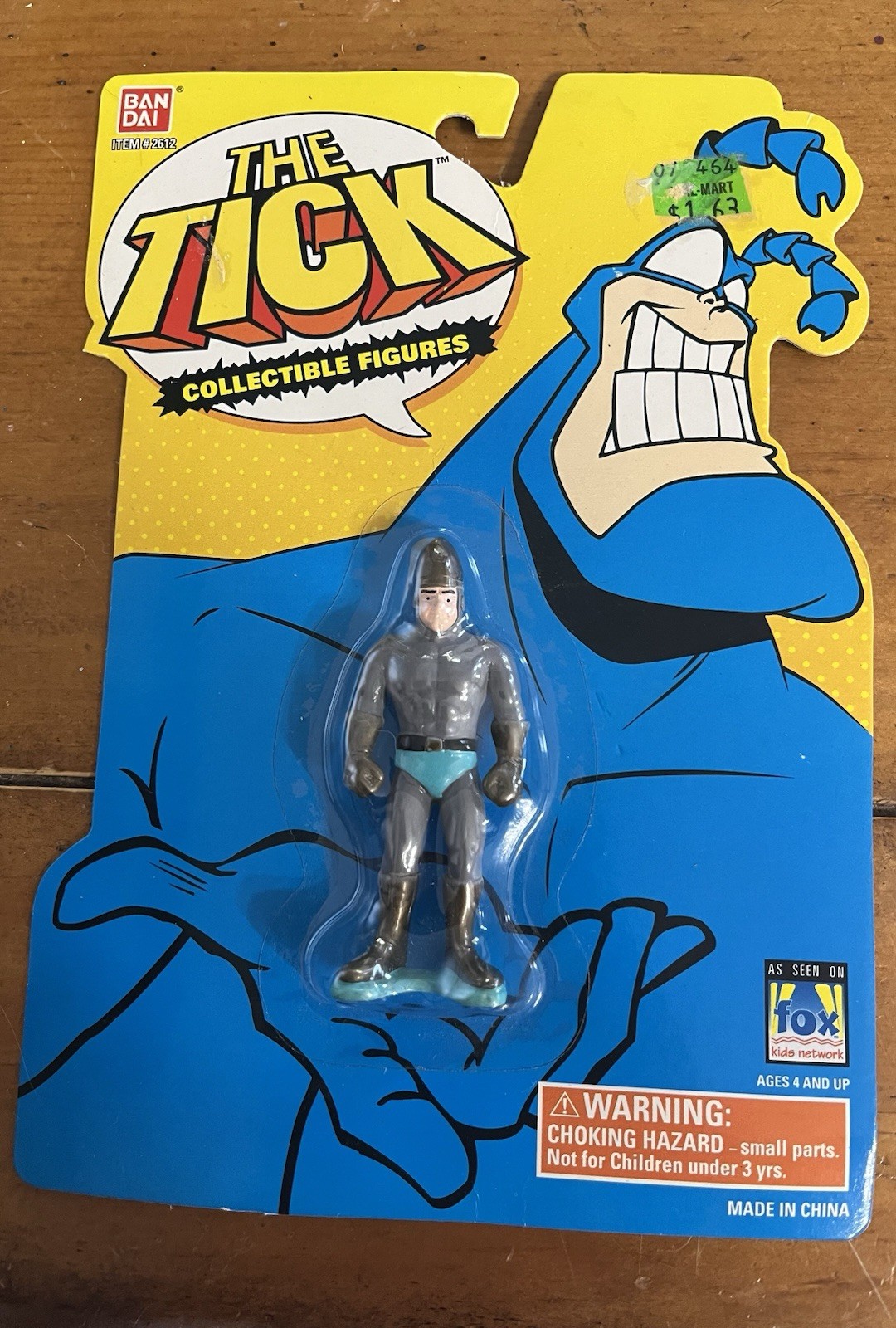 The Tick Collectible Figures The Tick & Human Bullet Bandai 1994