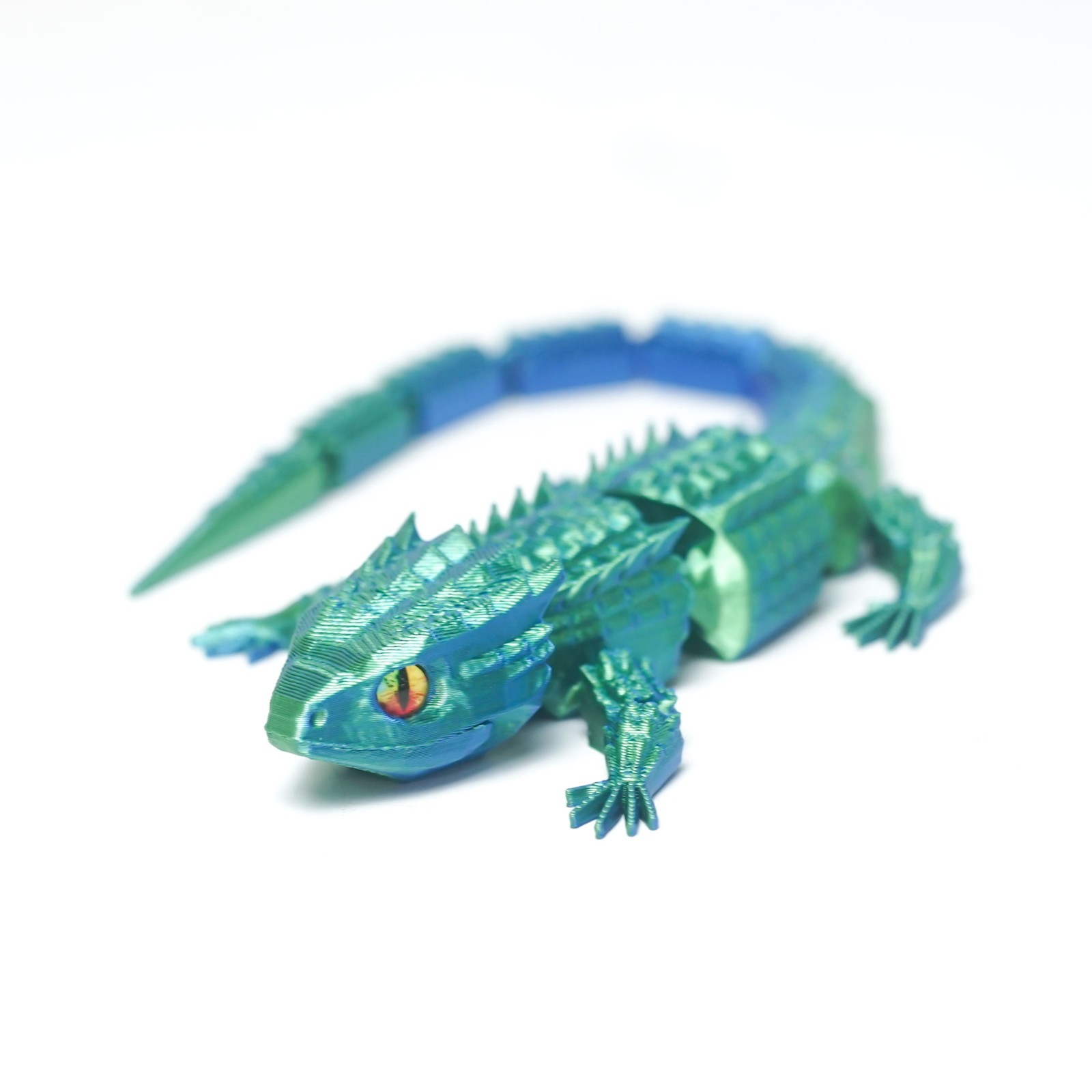 10.63inch 3D Printed Lizard Model,Articulated Animals figure,Toys Home Decor