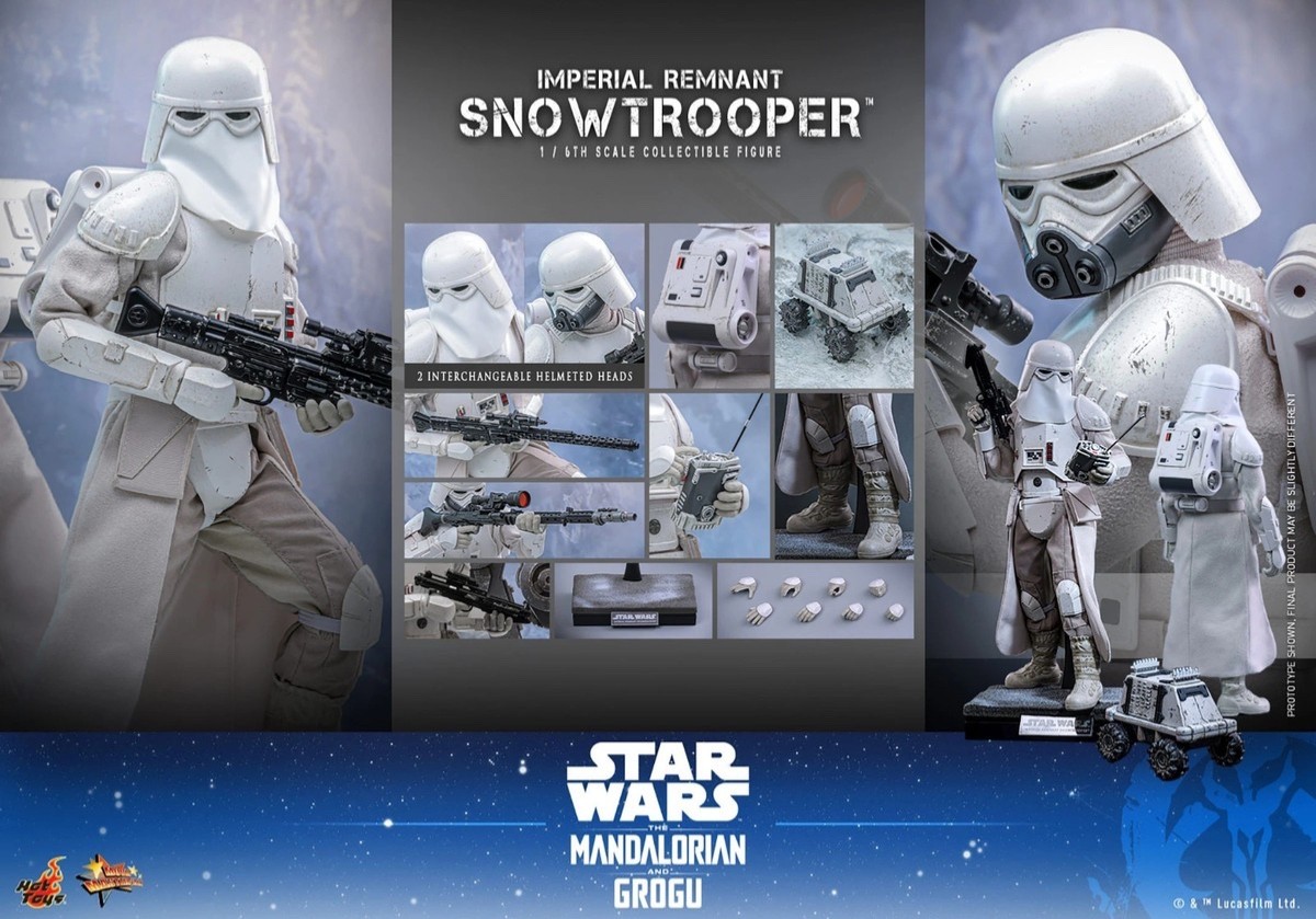 Used Hot toys imperial remnant snowtrooper – Slightly damaged