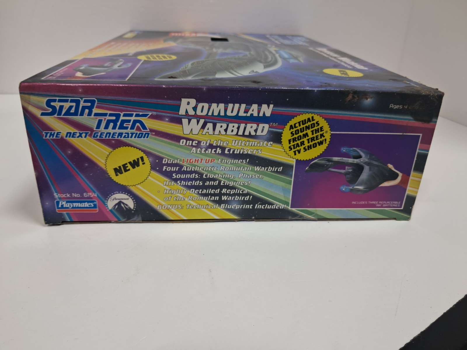 Star Trek The Next Generation – Romulan Warbird – No. 6154 Playmates 1993 – NEW