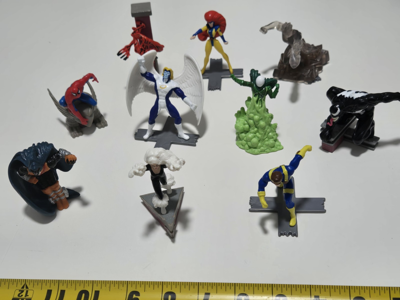 Vtg 1990&rsquo;s Marvel Applause Comic Book Heroes / Villains Cake Toppers Lot of 10