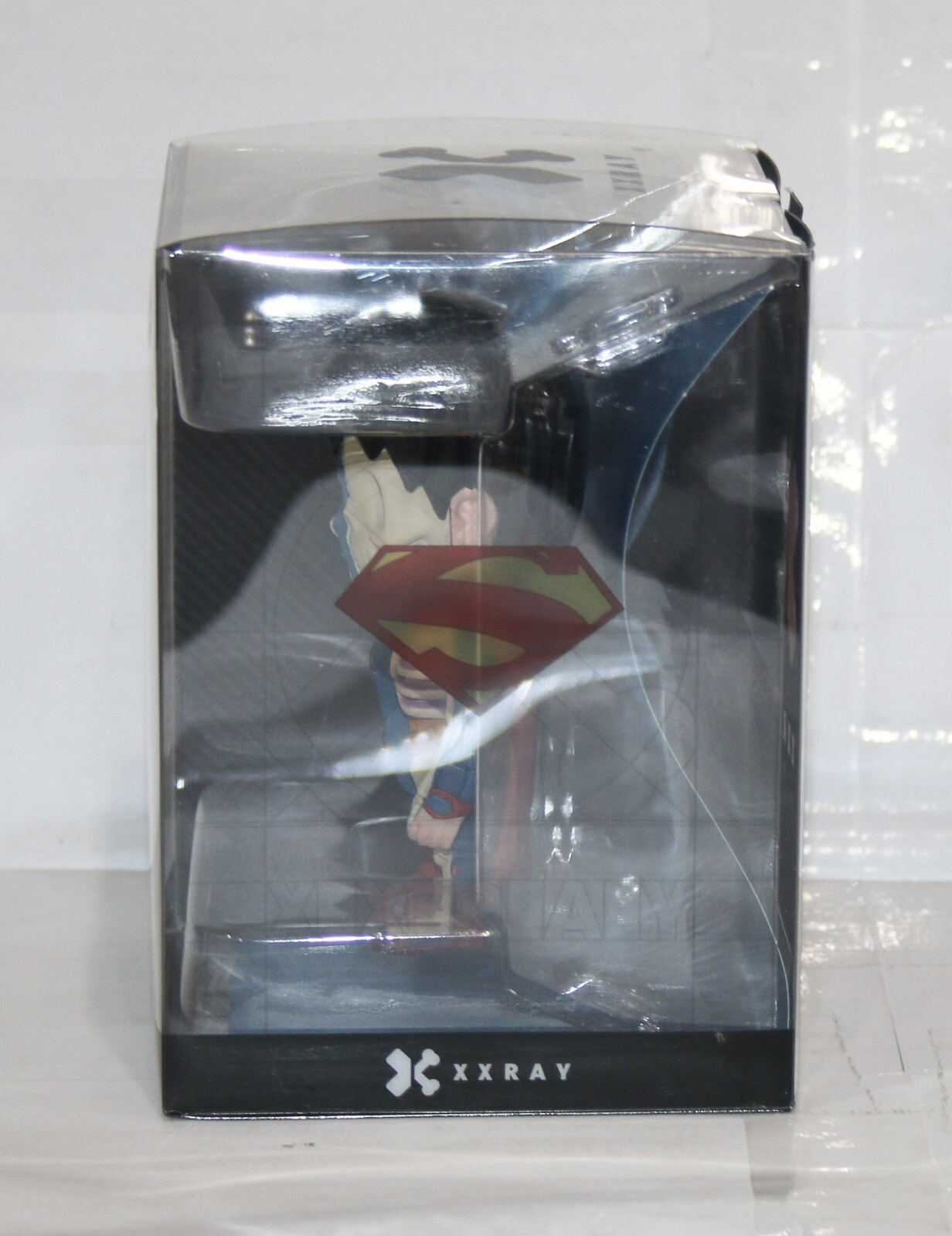 XXRAY x DC COMICS – SUPERMAN DISSECTED VINYL ART FIGURE (10cm) NEW FREE SHIP!