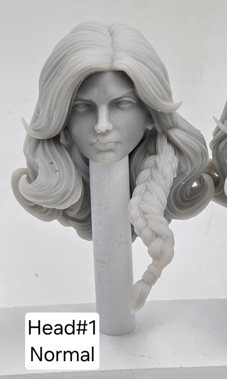 3d Printed SONJA THE WARRIOR LARGE HEAD#1 1:10 7&Prime; SELECT DC MULTIVERSE SCALE