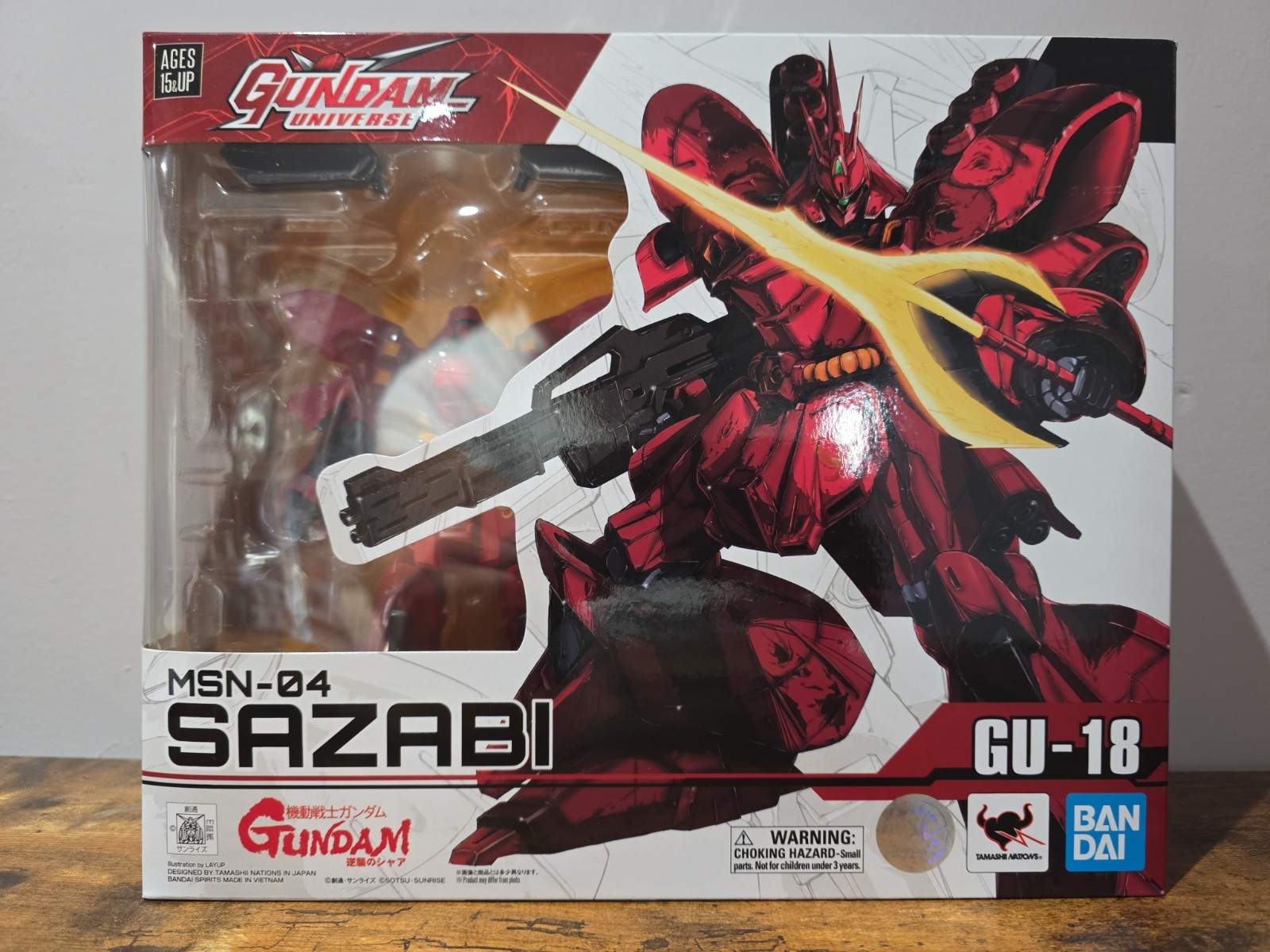 Bandai Spirits Mobile Suit Gundam Universe GU-18 MSN-04 Sazabi CHAR&rsquo;s COUNTERATT