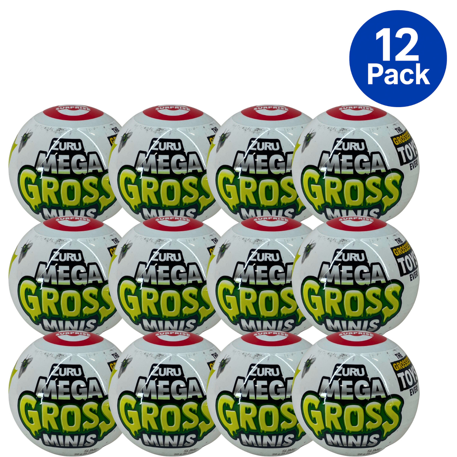 Zuru 5 Surprise Mega Gross Minis Mystery Capsule 12 Pack New