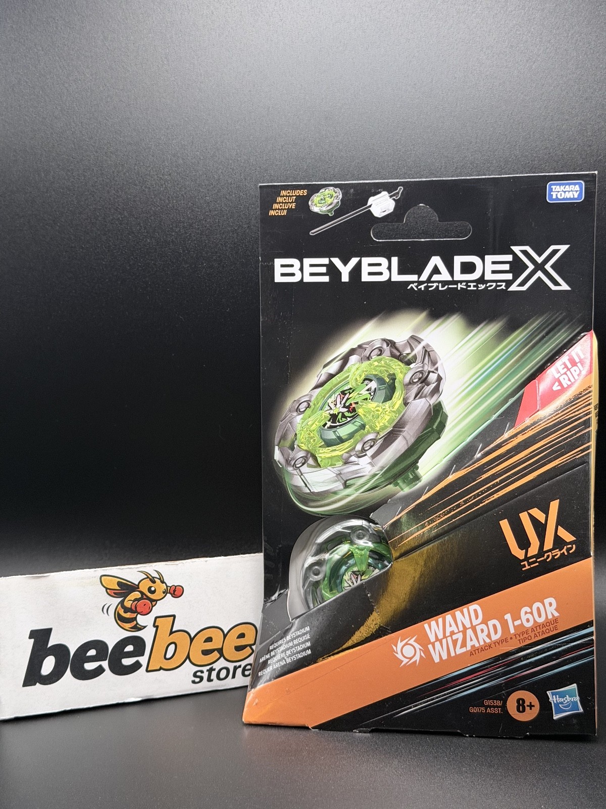 New Hasbro Beyblade x Wand Wizard Series 1-60R **reserved for ol**