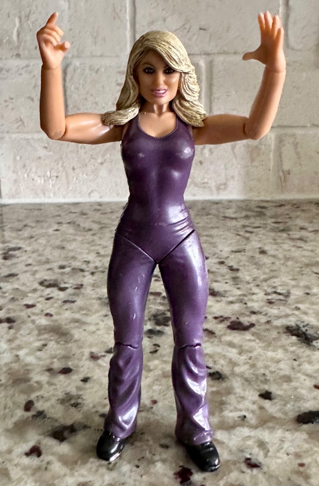 WWE JAKKS RUTHLESS AGGRESSION TREACHROUS TRIOS TRISH STRATUS WRESTLING FIGURE