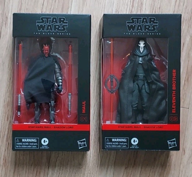 Star Wars Black Series Maul Shadow Lord – Eleventh Brother & Maul 6&Prime; Figures New
