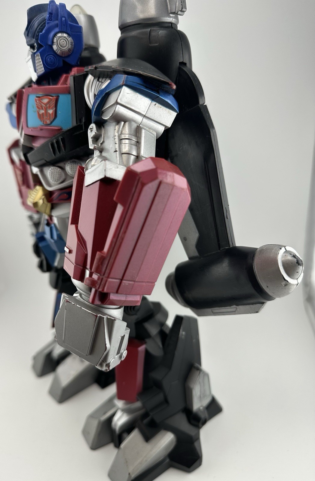 2008 Hasbro Transformers Mega Power Bots Lights Up & Talking 12&Prime; OPTIMUS PRIME