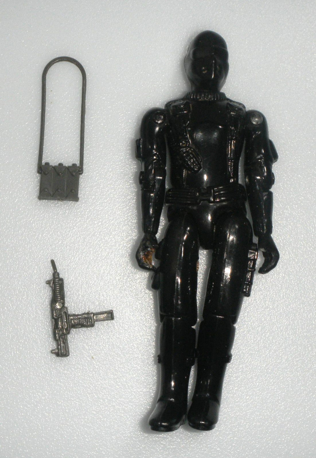 Vintage 1982 Snake Eyes Straight Arm G.I. GI Joe Complete v1 Figure 3.75 -Broken