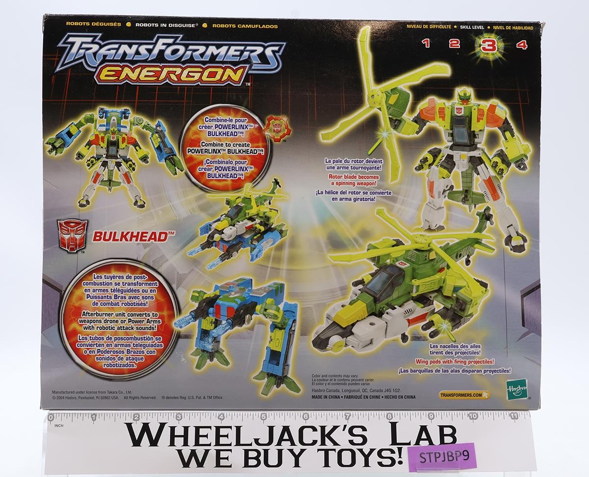 Bulkhead Transformers Energon RID 2004 Hasbro Action Figure NEW MISB SEALED
