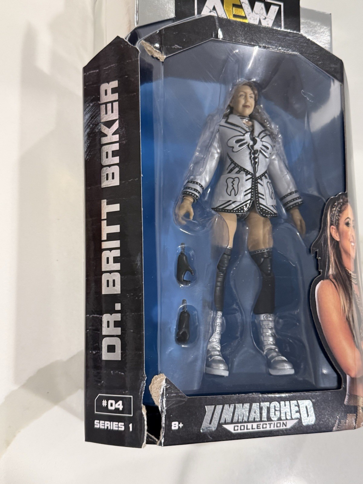 Dr. Britt Baker Unmatched Collection 6&Prime; AEW Wrestling SERIES 1 New READ
