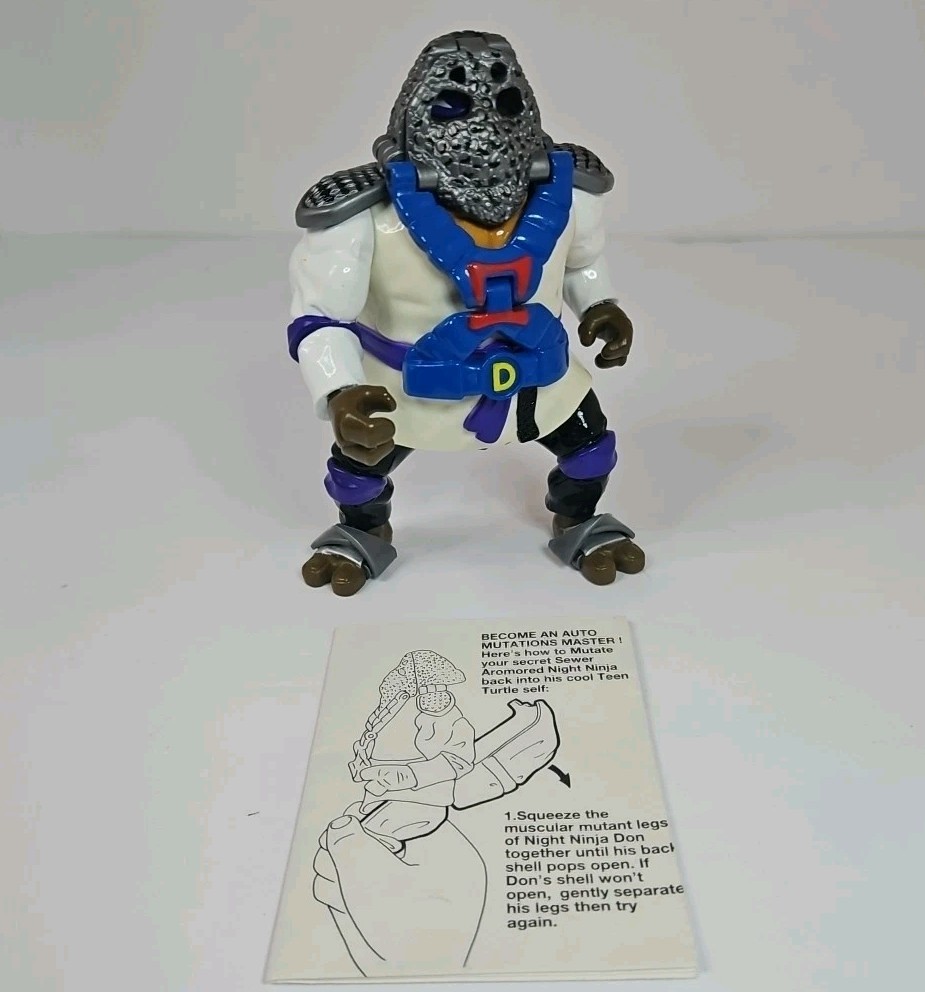 TMNT Auto Mutations Night Ninja Donatello Figure Teenage Mutant Ninja Turtles