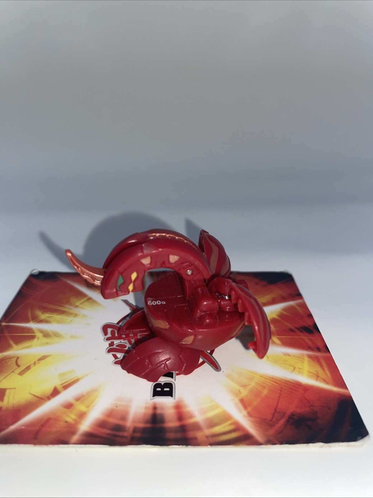 Bakugan Dragonoid 600G Red Pyrus B2 Battle Brawlers
