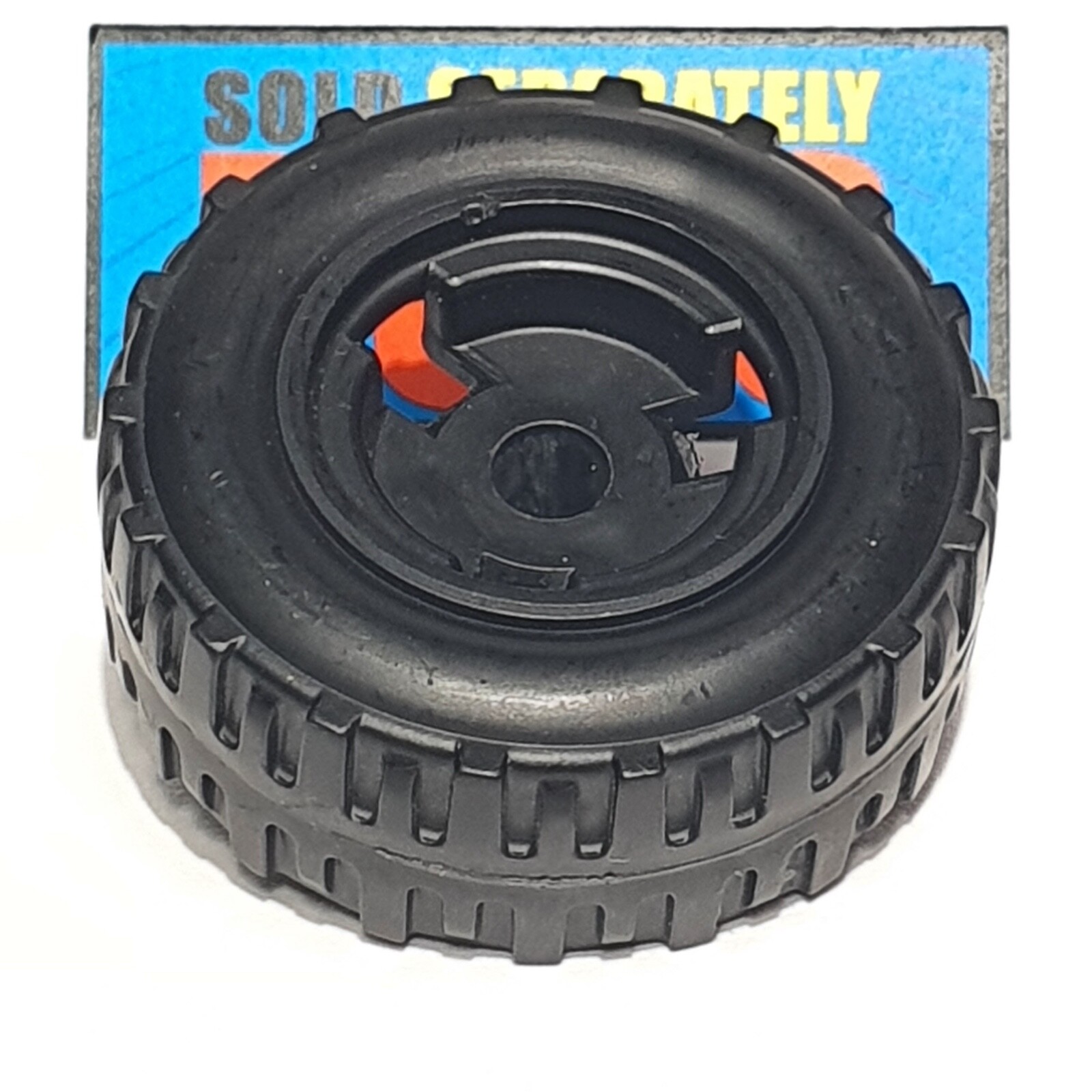 Vtg GI Joe Snow Cat Tiger Cat TIRE wheel original 1985 1988 vehicle black part