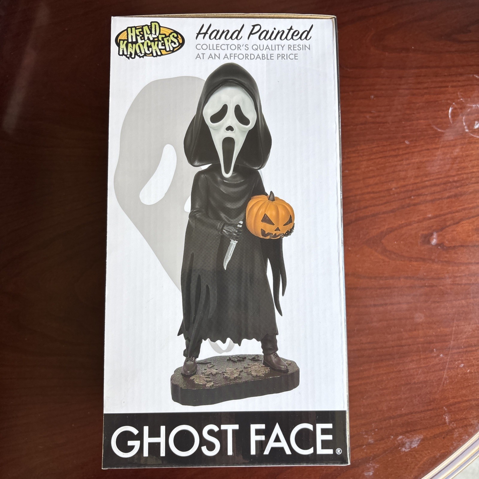 NECA Scream Ghostface With Pumpkin 8-Inch Head Knocker New in Box