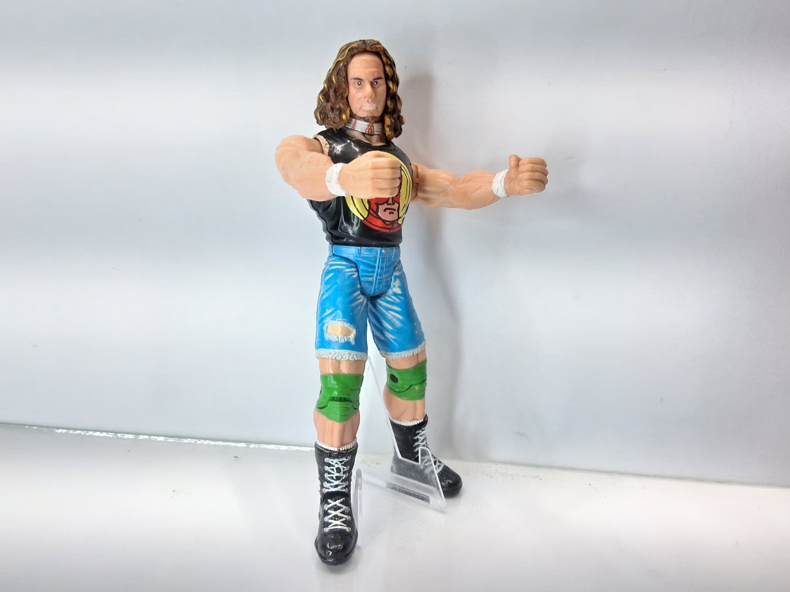 1999 Marvel WCW WWE Bruisers Articulated Raven Figure 6 1/2&Prime;