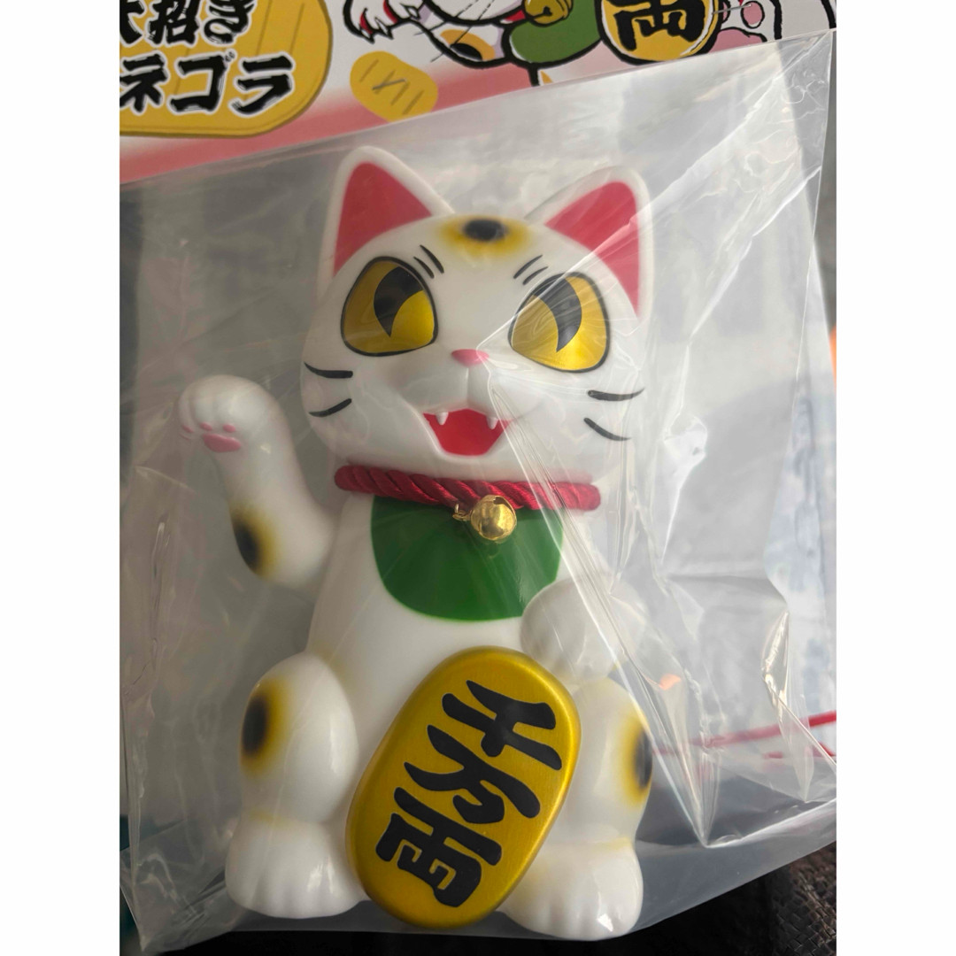 Konatsuya Maneki Negora Large Sofubi Figure Original Color Beckoning Cat Japan