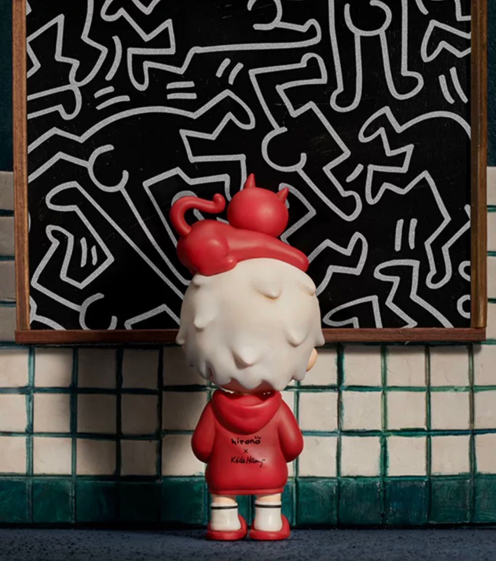 Authentic Hirono X Keith Haring Limited Edition Mini Figure Art Toy Hot Gift