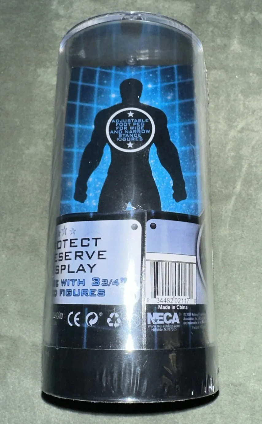 NECA Valuelock Storage Capsule – 3 3/4&Prime; Action Figure Cylindrical Display Stand