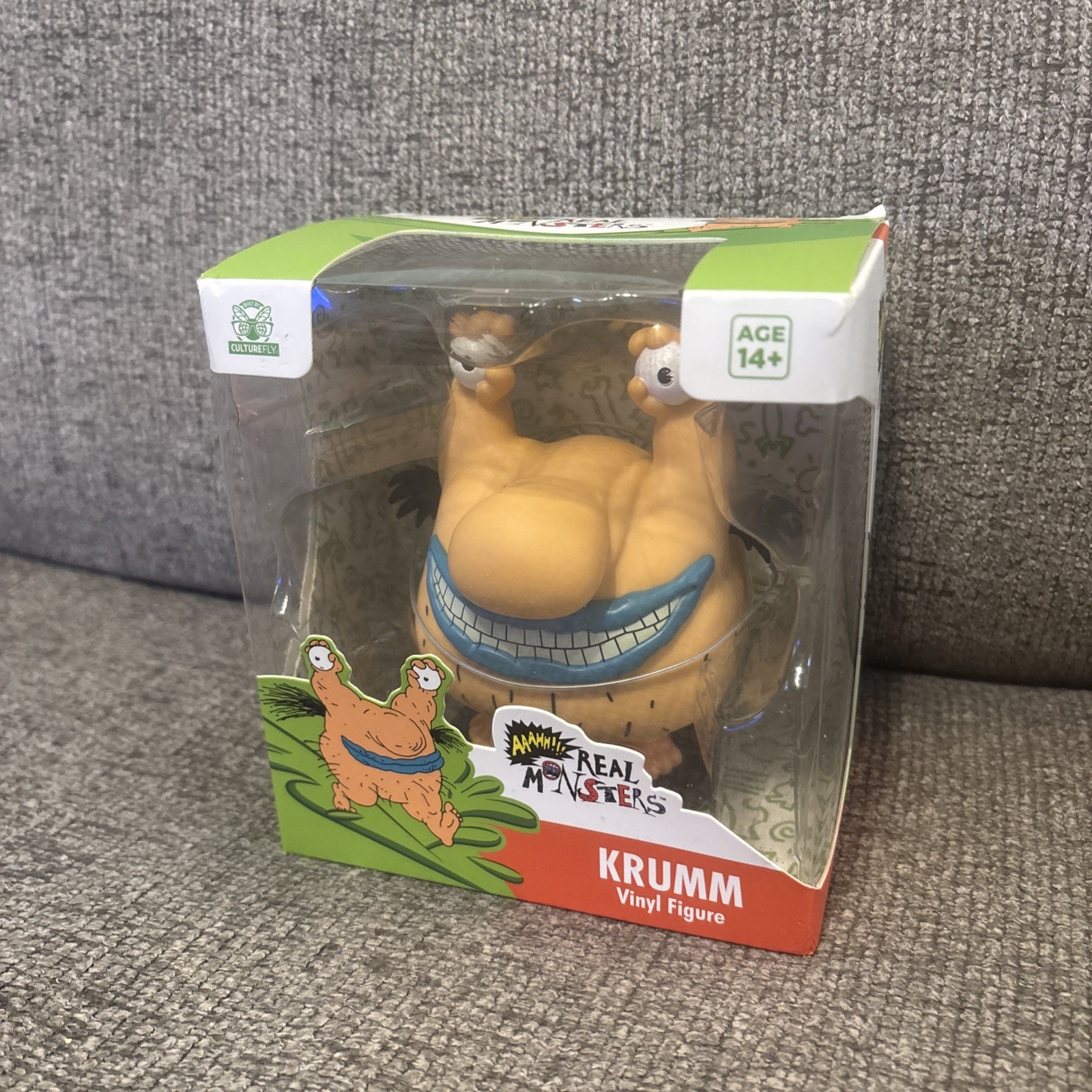 NICKELODEON REAL MONSTERS KRUMM 5&Prime; VINYL FIGURE **NEW**