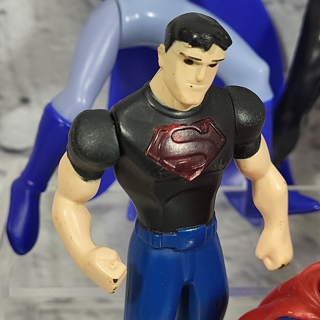 Superman Batman Action Figure Lot Comic Book Heroes McDonald&rsquo;s Toys