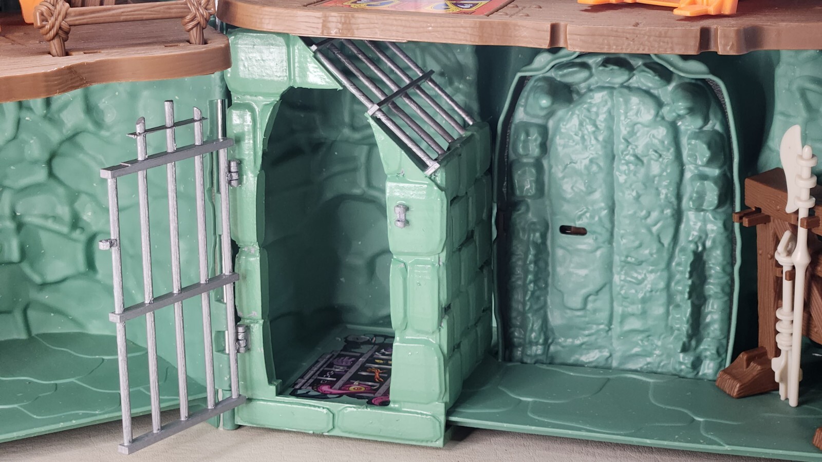 Add-on Dungeon Jail Cell – 3D Printed – For MOTU Origins Castle Grayskull