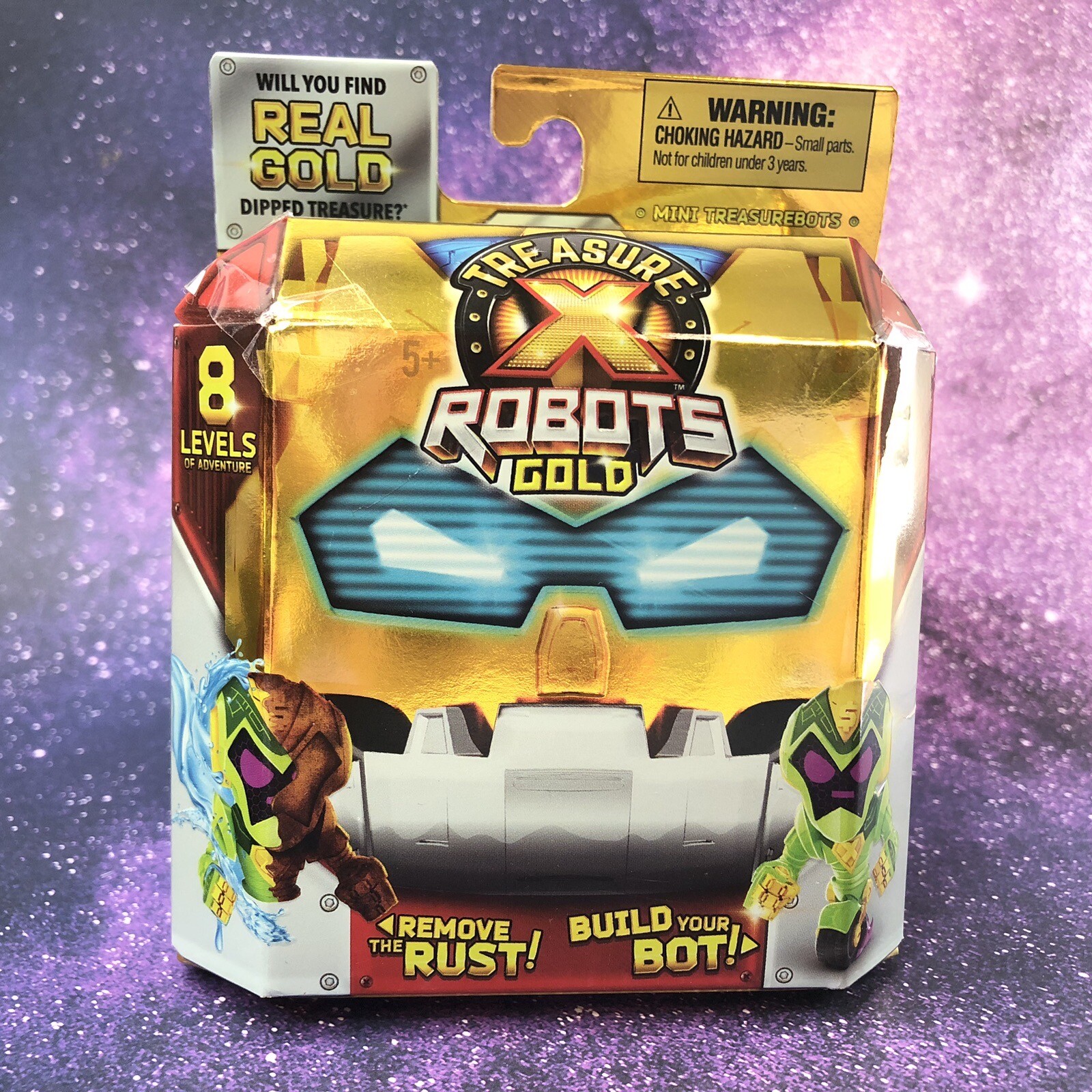 Treasure X Robots Gold Mini Bot- SKID BURN