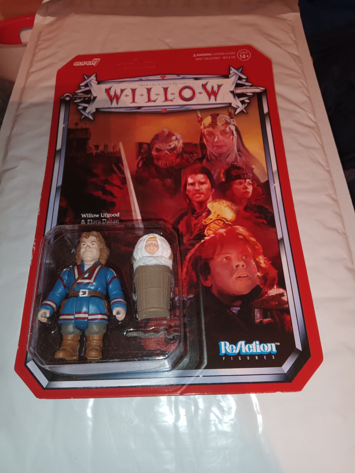 Rare New 2022 D23 Expo limited exclusive Super7 Reaction Willow 3.75&Prime; 