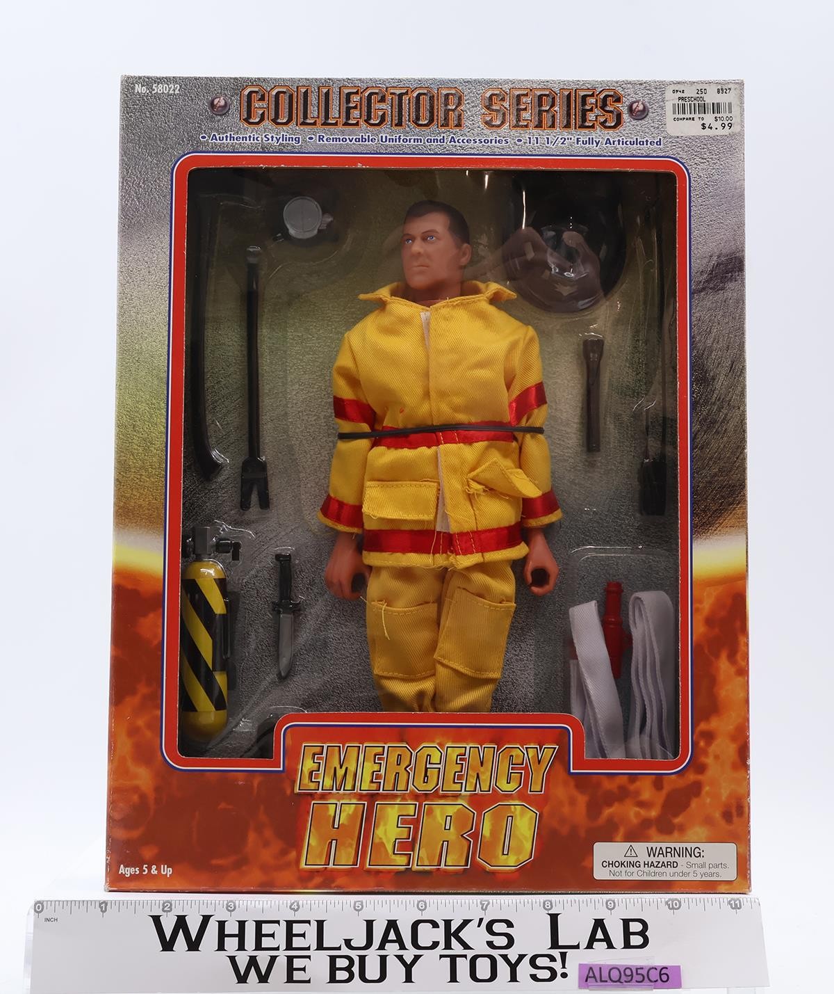 Emergency Hero Collector Series Firefighter Polyfect Toys 12&Prime; Action Figure NEW