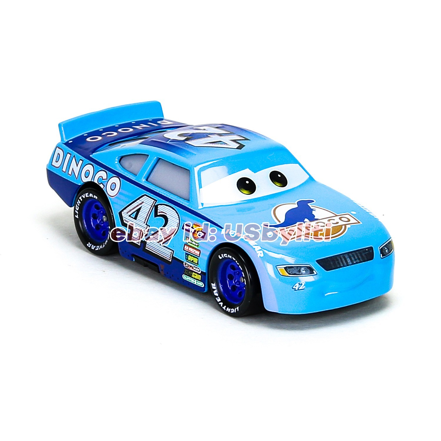 Disney Pixar Cars 3 No.42 Cal Weathers Racing Car Diecast 1:55 Metal Car Toy