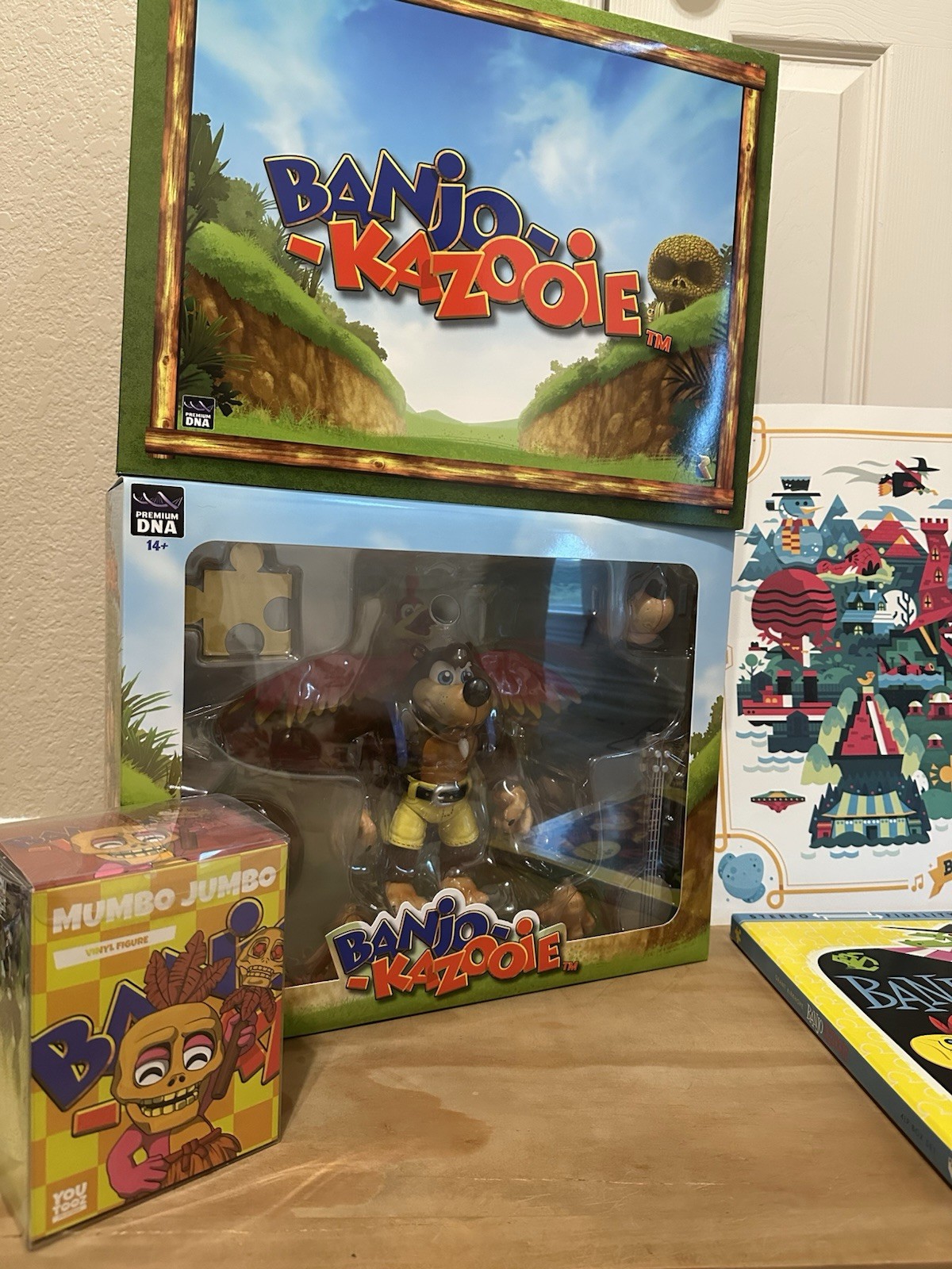 Banjo Kazooie Fan Lot Records Figures And More