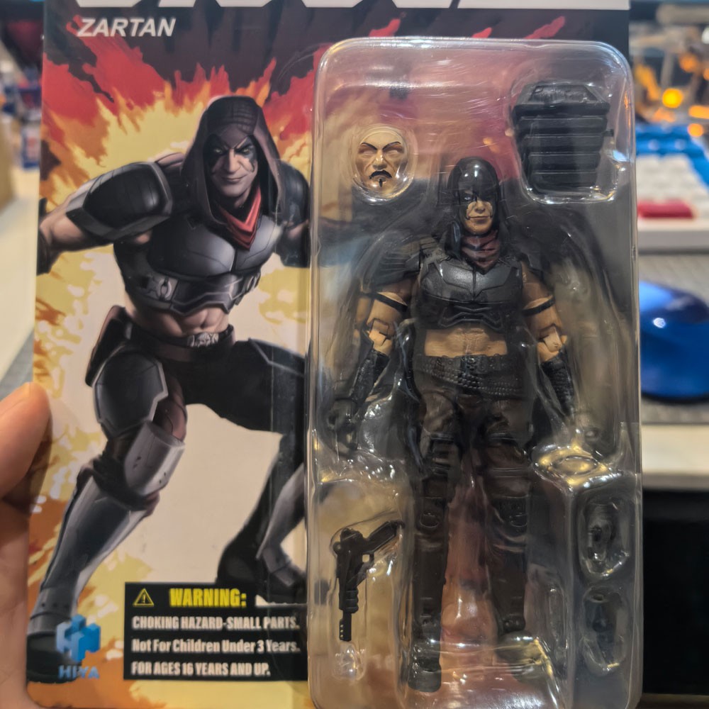 HIYA 1/18 Zartan Gijoe Action Figure Model Collectible 10.5CM