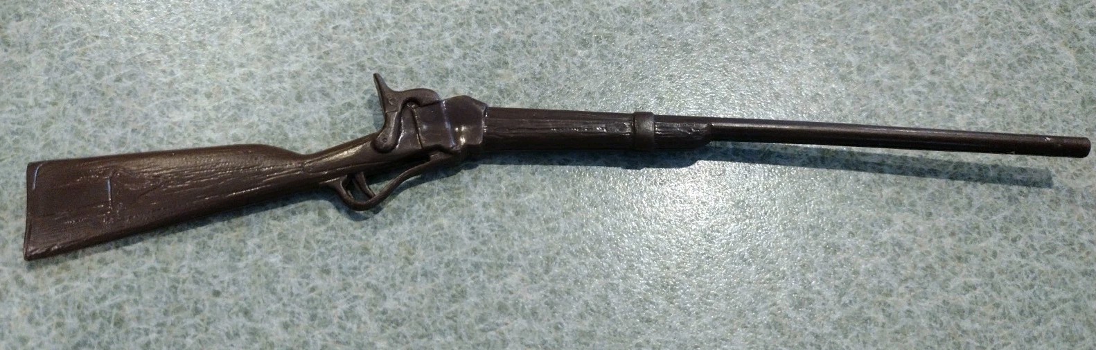 1960&rsquo;s-70&rsquo;s Marx Johnny West Geronimo Fighting Eagle Brown Rifle Nice