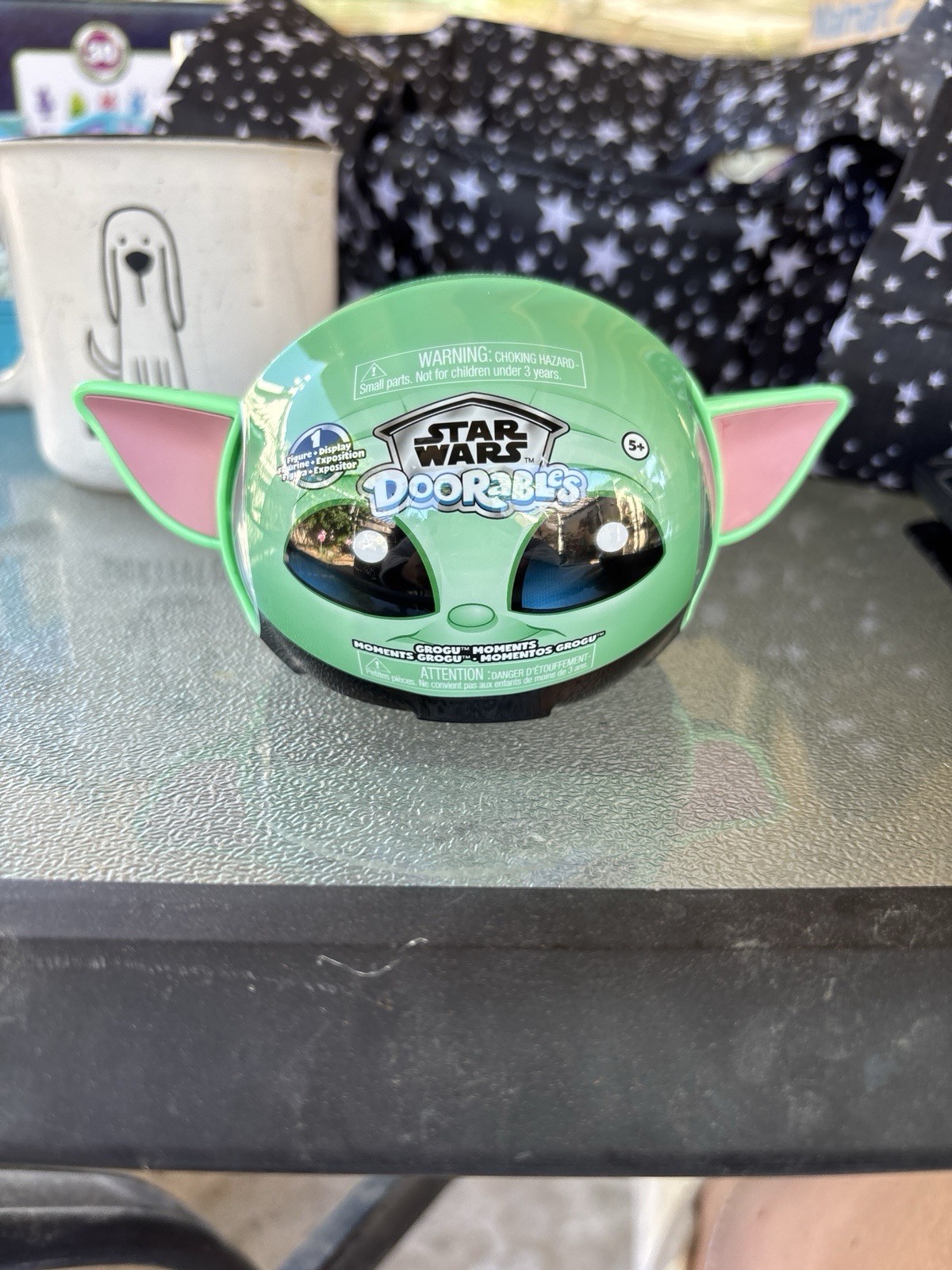 Star Wars Disney Doorables Grogu Meditate GLOW Mystery Ball Capsule NEW SEALED