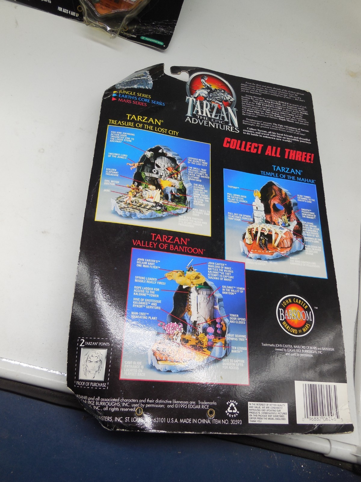 E1 Tarzan Epic Adventures Micro Action Playset Lost City Temple Mahar Bantoon