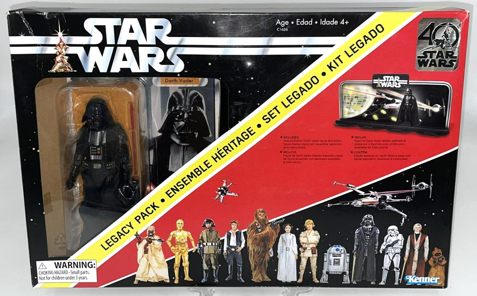 2017 Hasbro STAR WARS Black Series Legacy Pack w 6&Prime; Darth Vader Figure Retro MIB