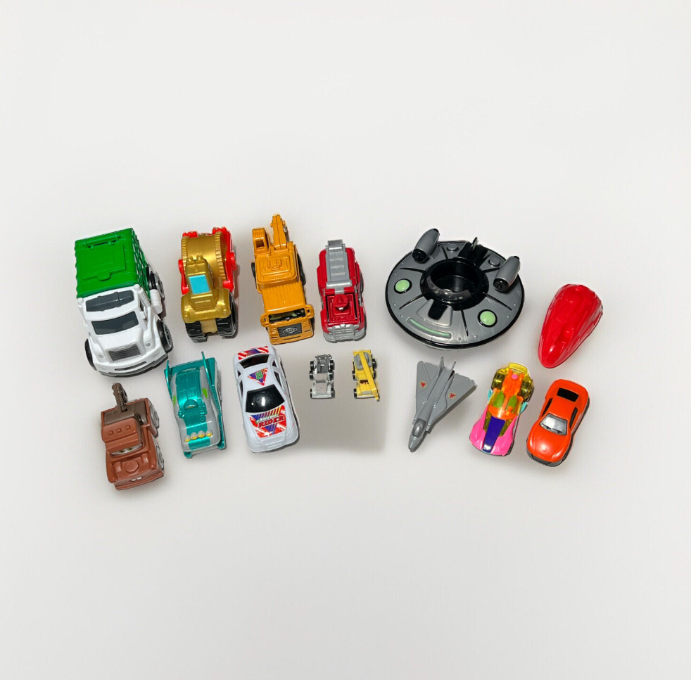Big Lot of 34 Action Figures & Cars Mixed Random Collector Fun All Ages Toy