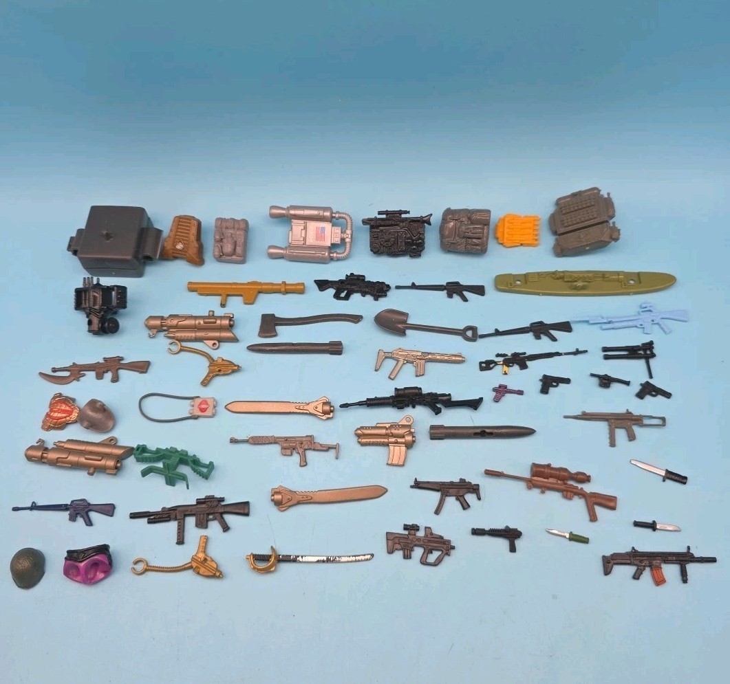 Vintage 80&rsquo;s 90&rsquo;s GI Joe Cobra Accessories Weapons Backpack Parts Lot #2
